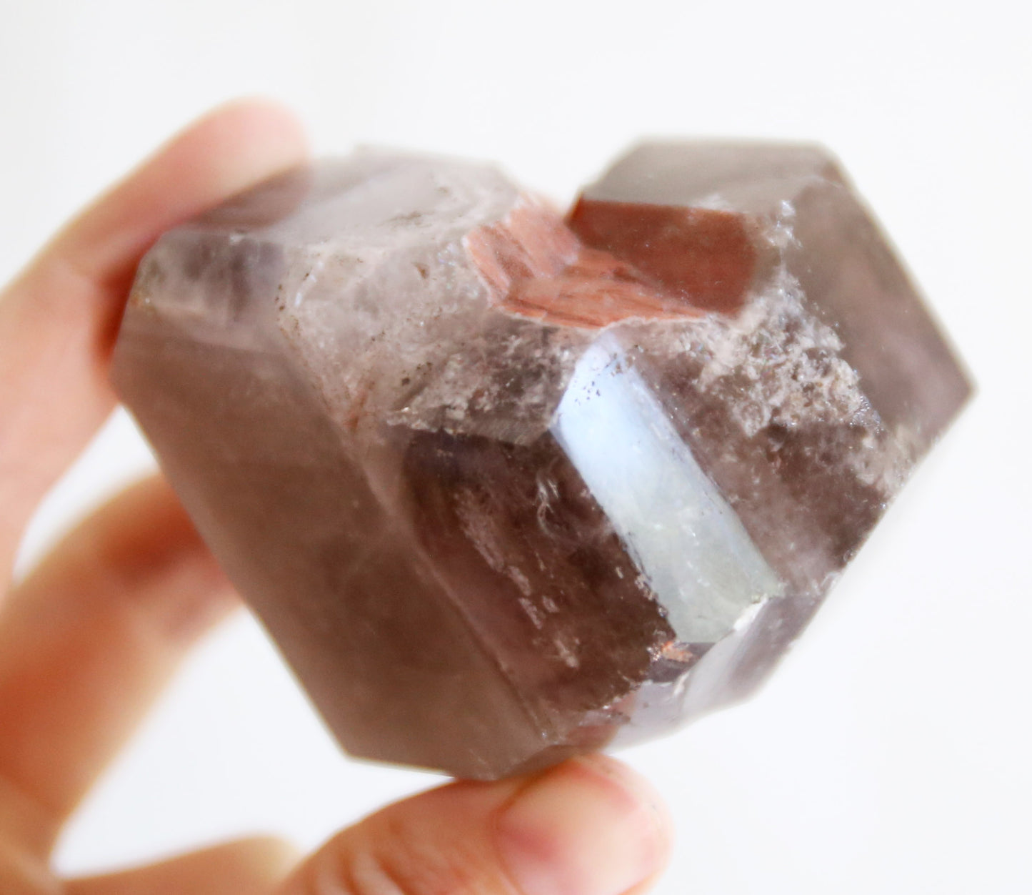 Multifaceted Smoky Quartz Tower