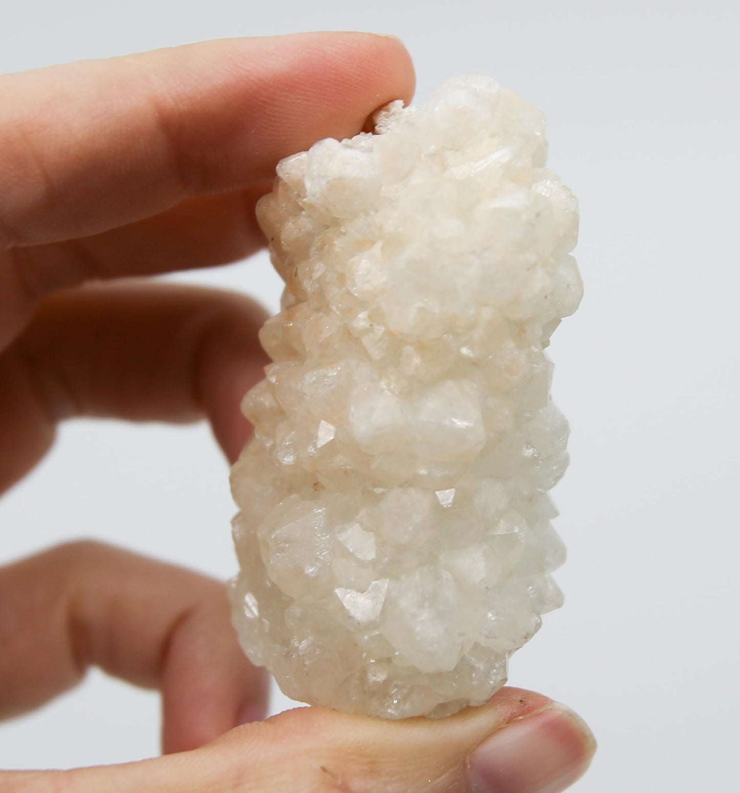 Druzy Plume Agate Stalactite