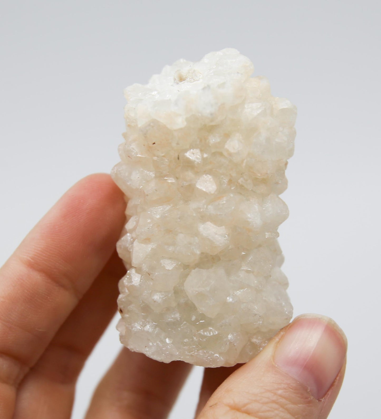 Druzy Plume Agate Stalactite