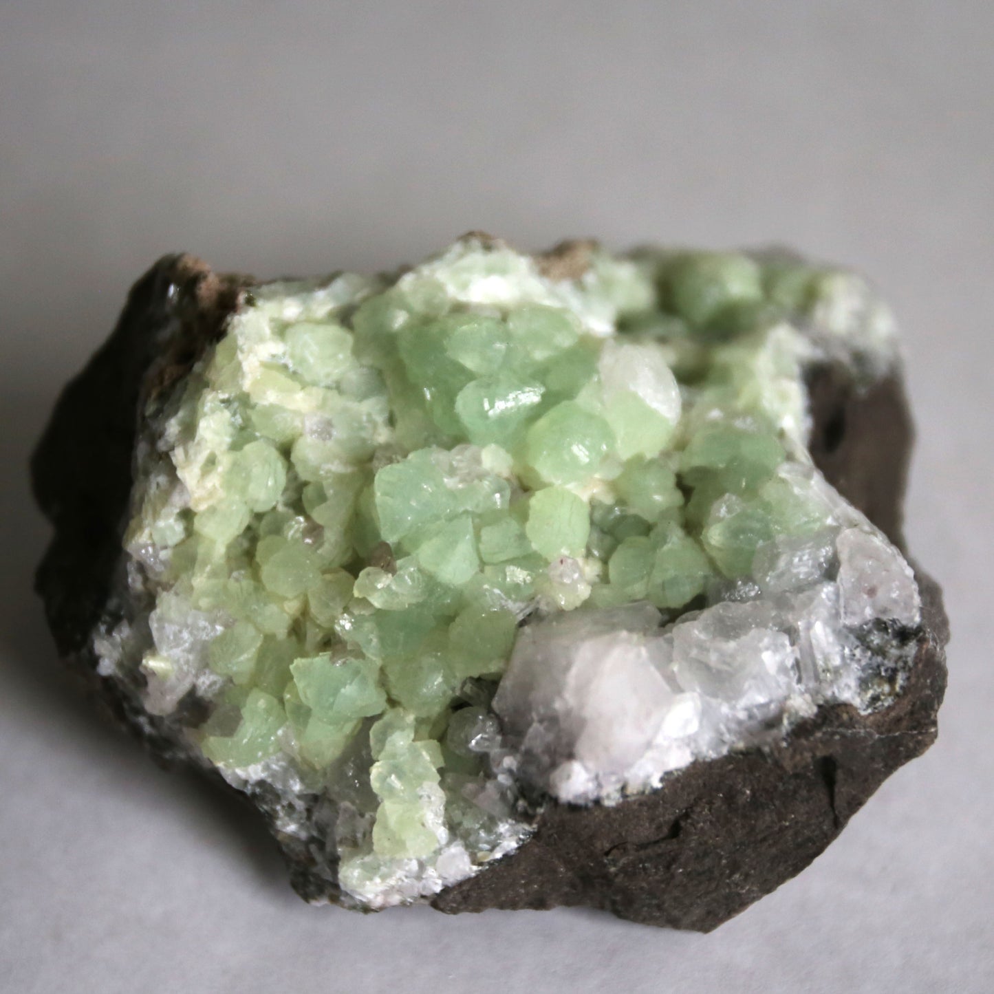 Brandberg Prehnite and Quartz Specimen