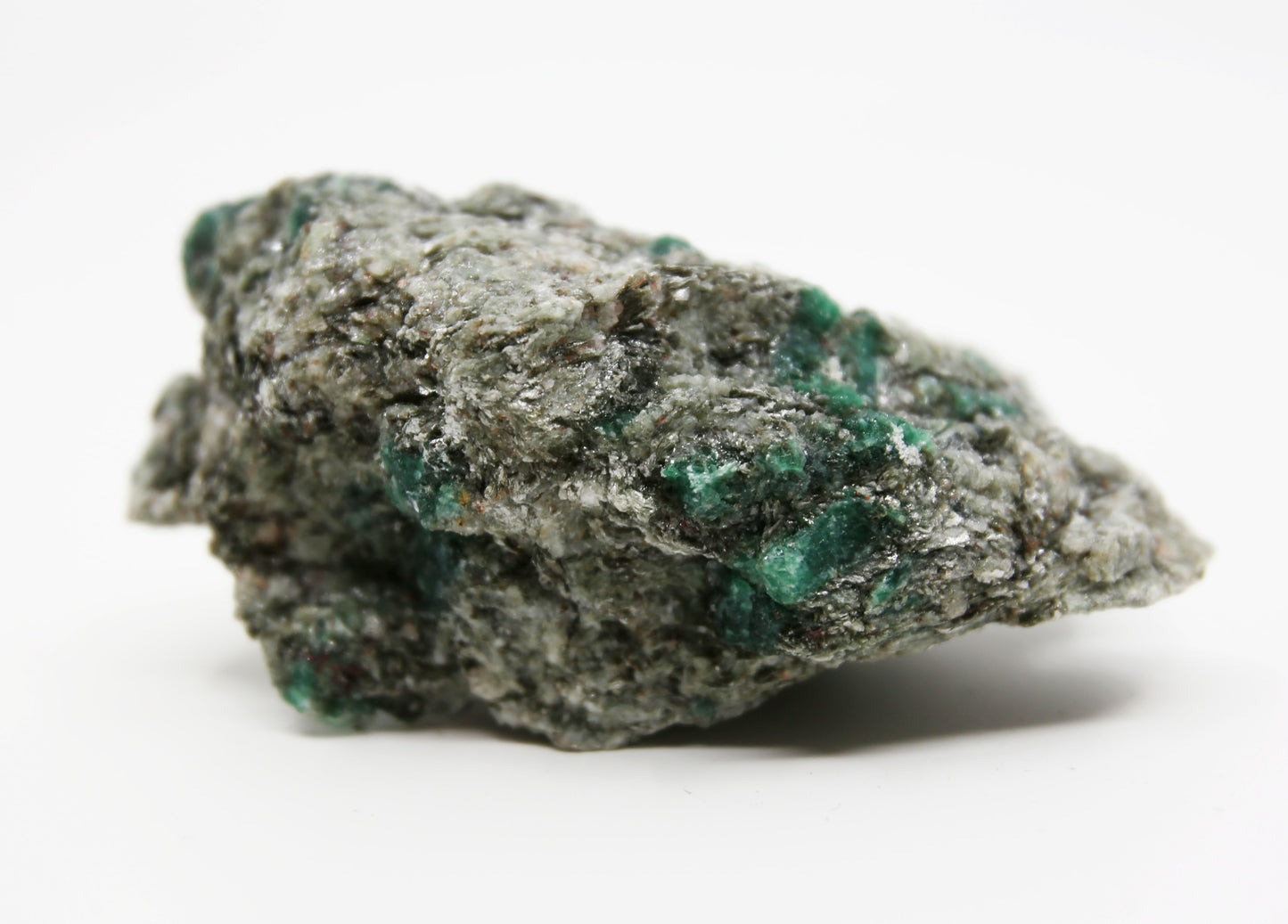 Natural Emerald in Quartz and Mica