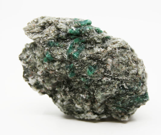 Natural Emerald in Quartz and Mica