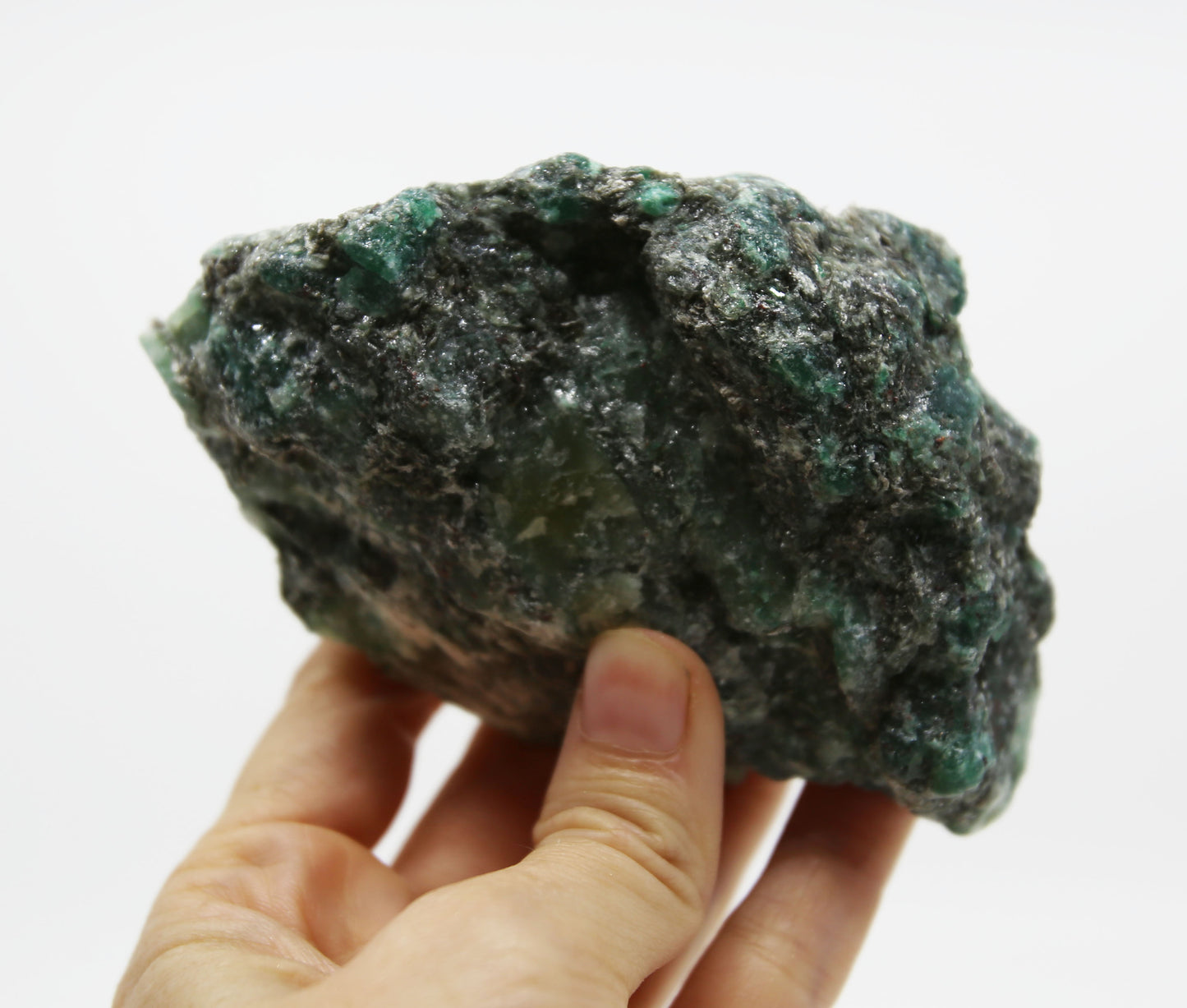 Emerald in Mica and Quartz