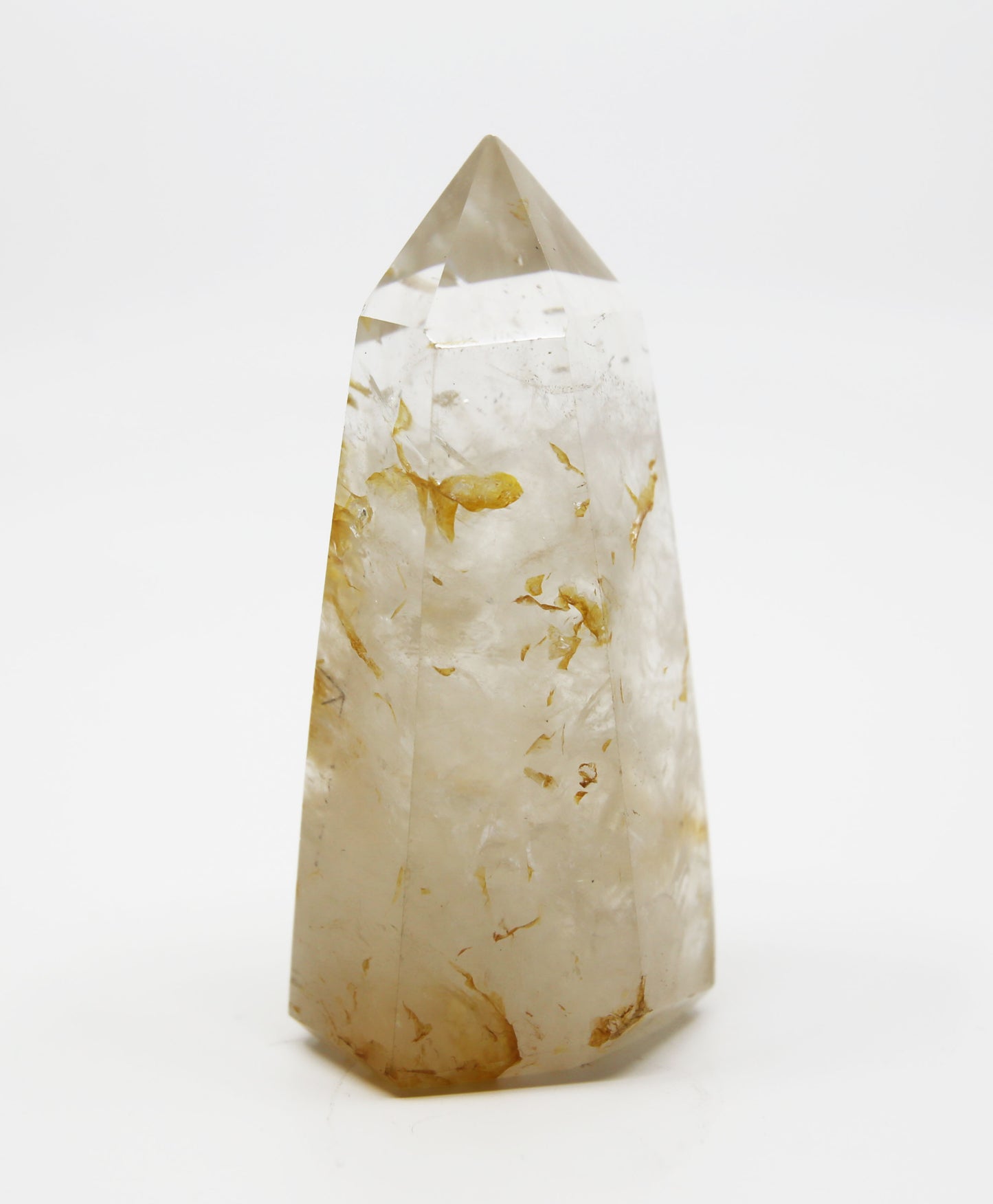 Veiled Quartz Tower with Tourmaline Rutiles