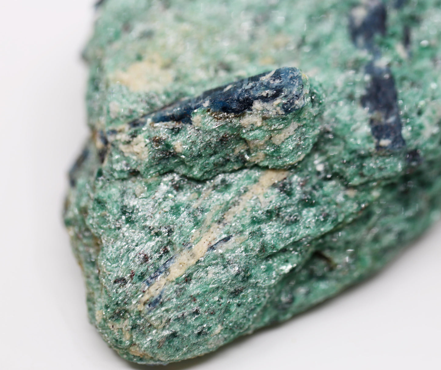 Green Kyanite in Fuchsite Matrix