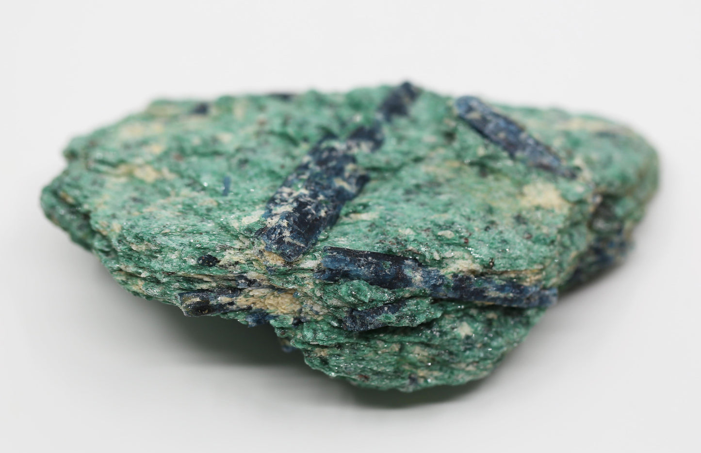Green Kyanite in Fuchsite Matrix