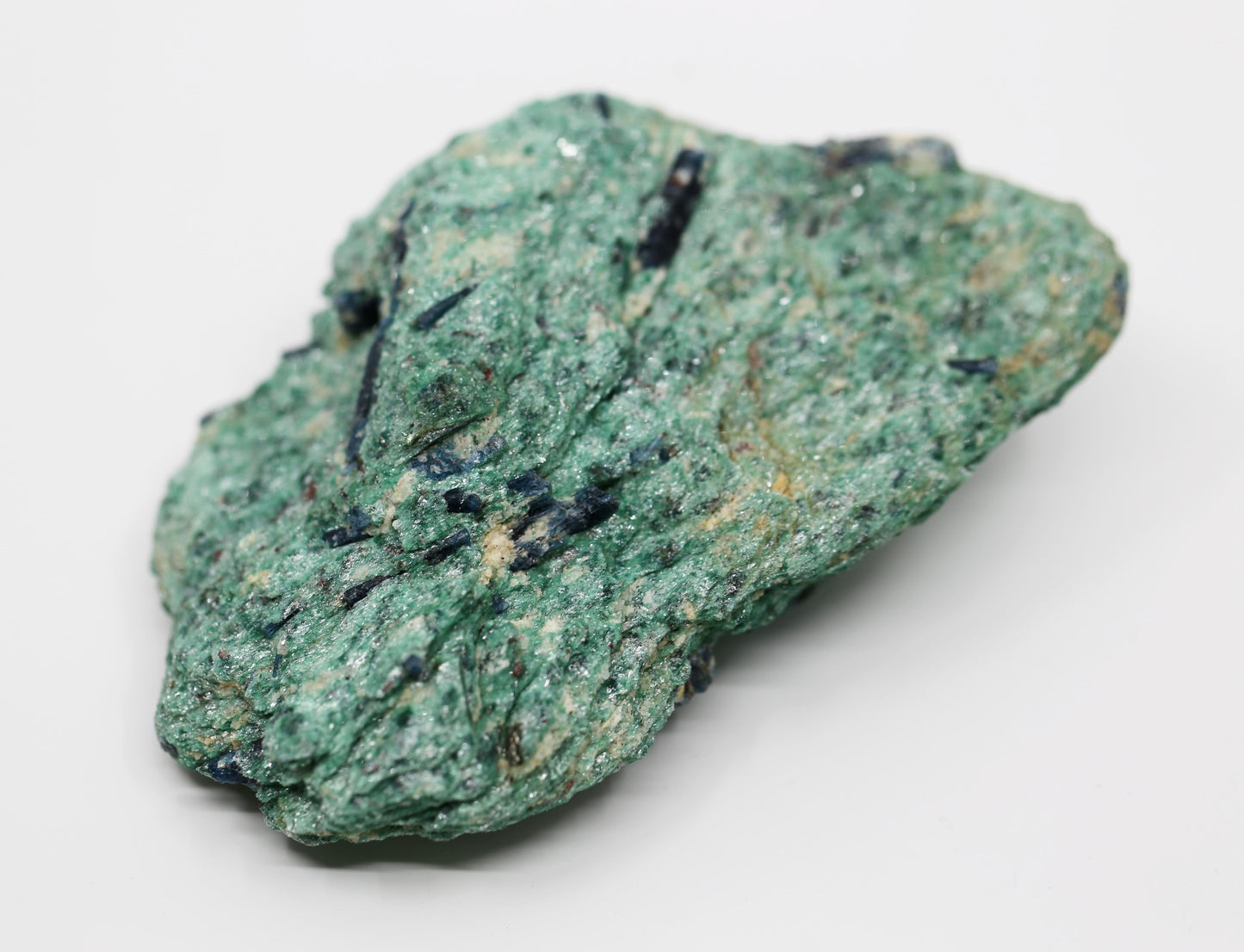 Green Kyanite in Fuchsite Matrix