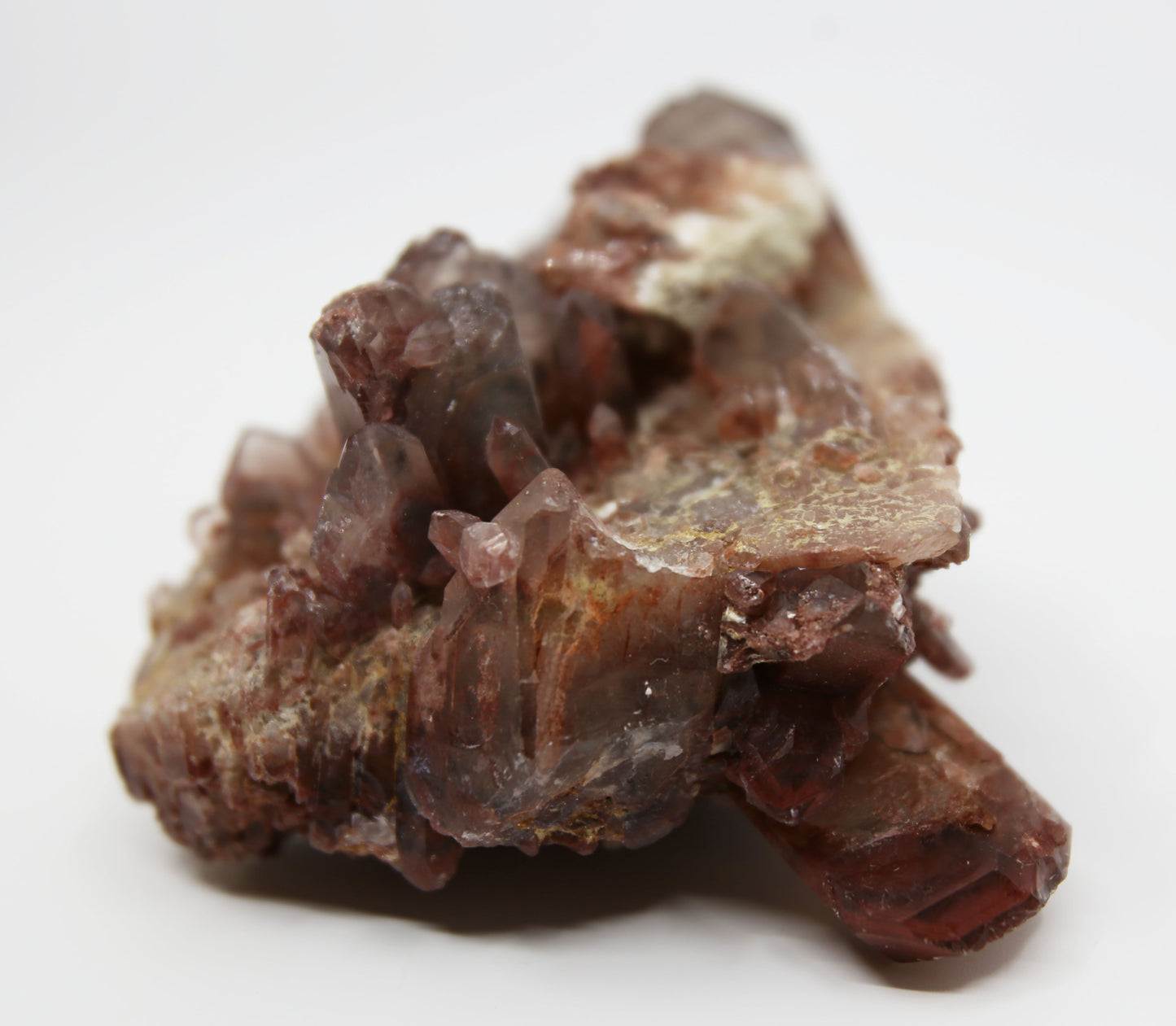 Hematite Quartz Cluster