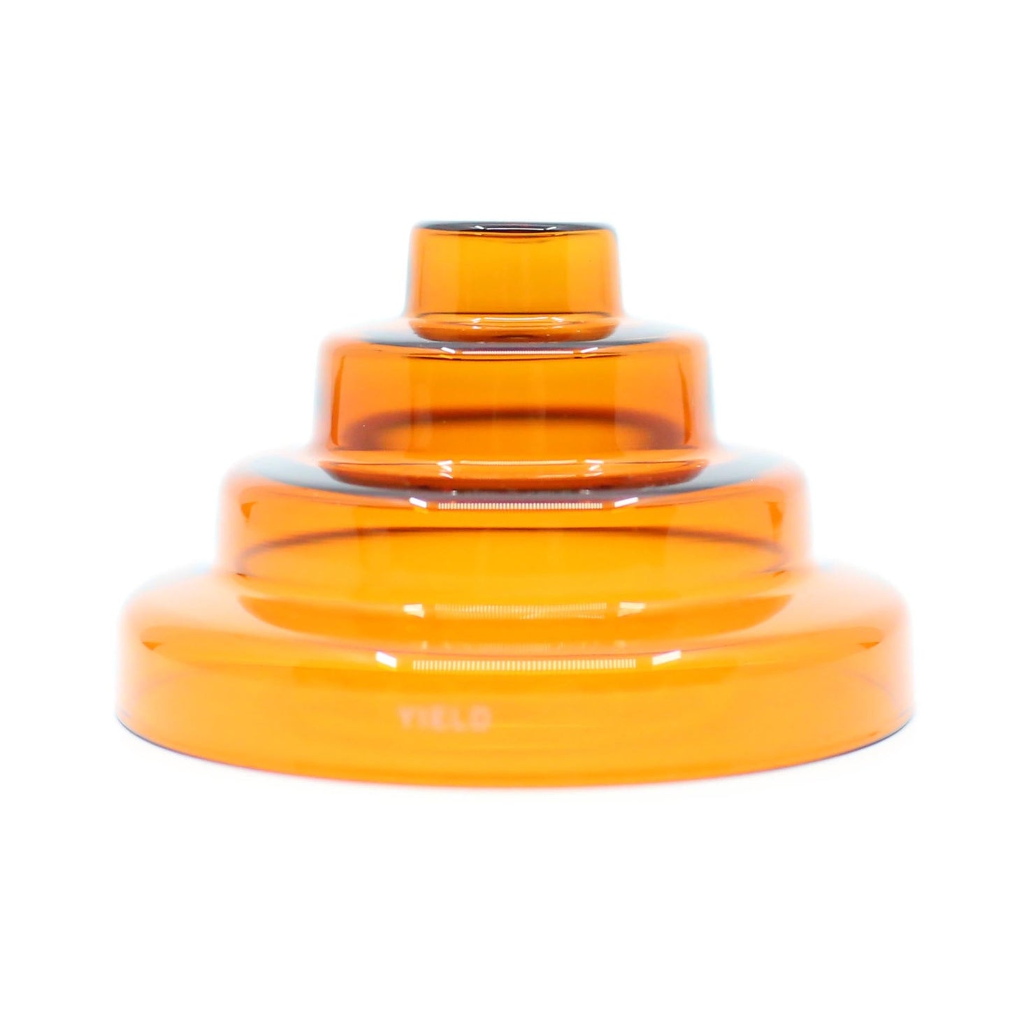 Glass Meso Incense Holder in Amber