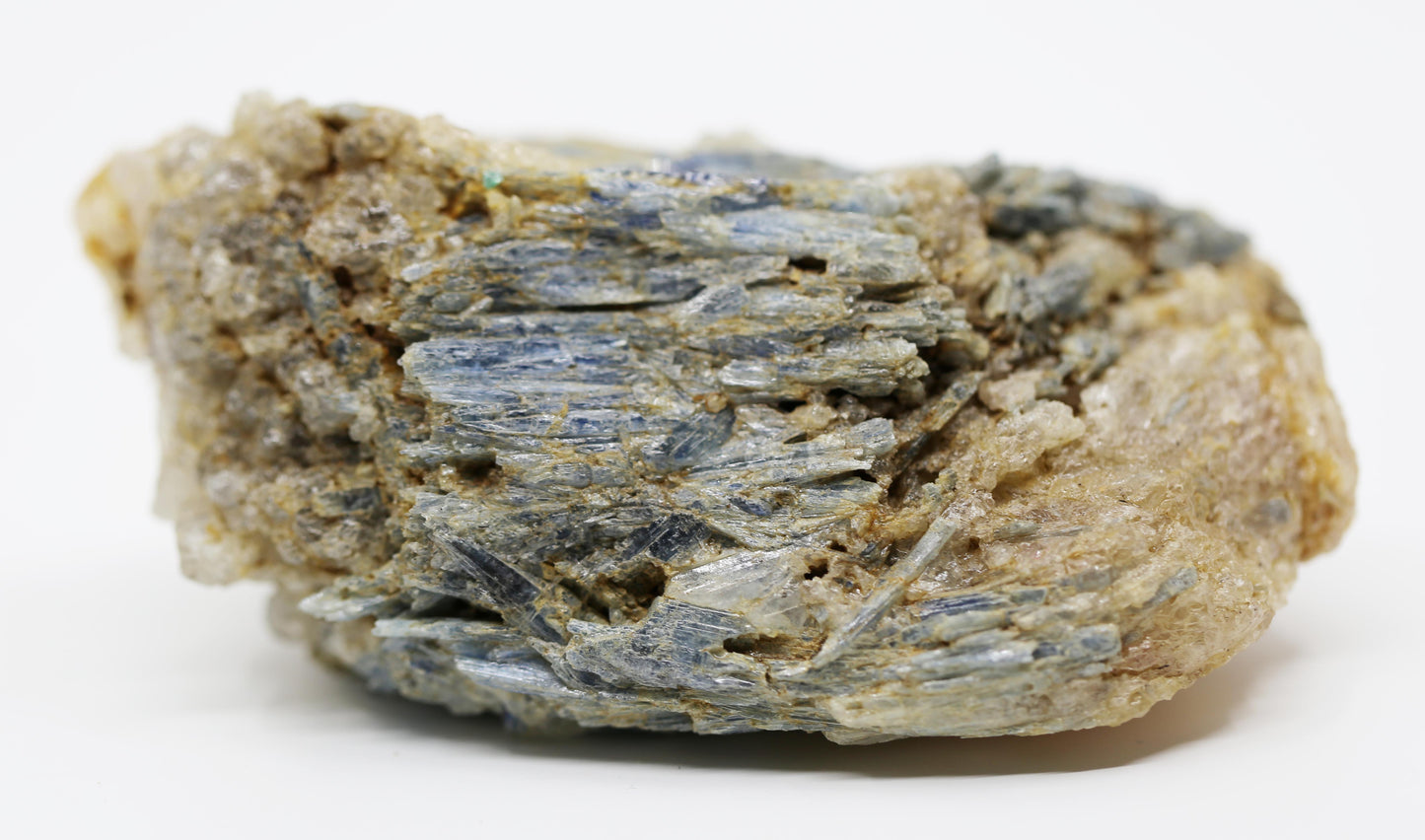 Blue Kyanite with Mica and Calcite Freeform