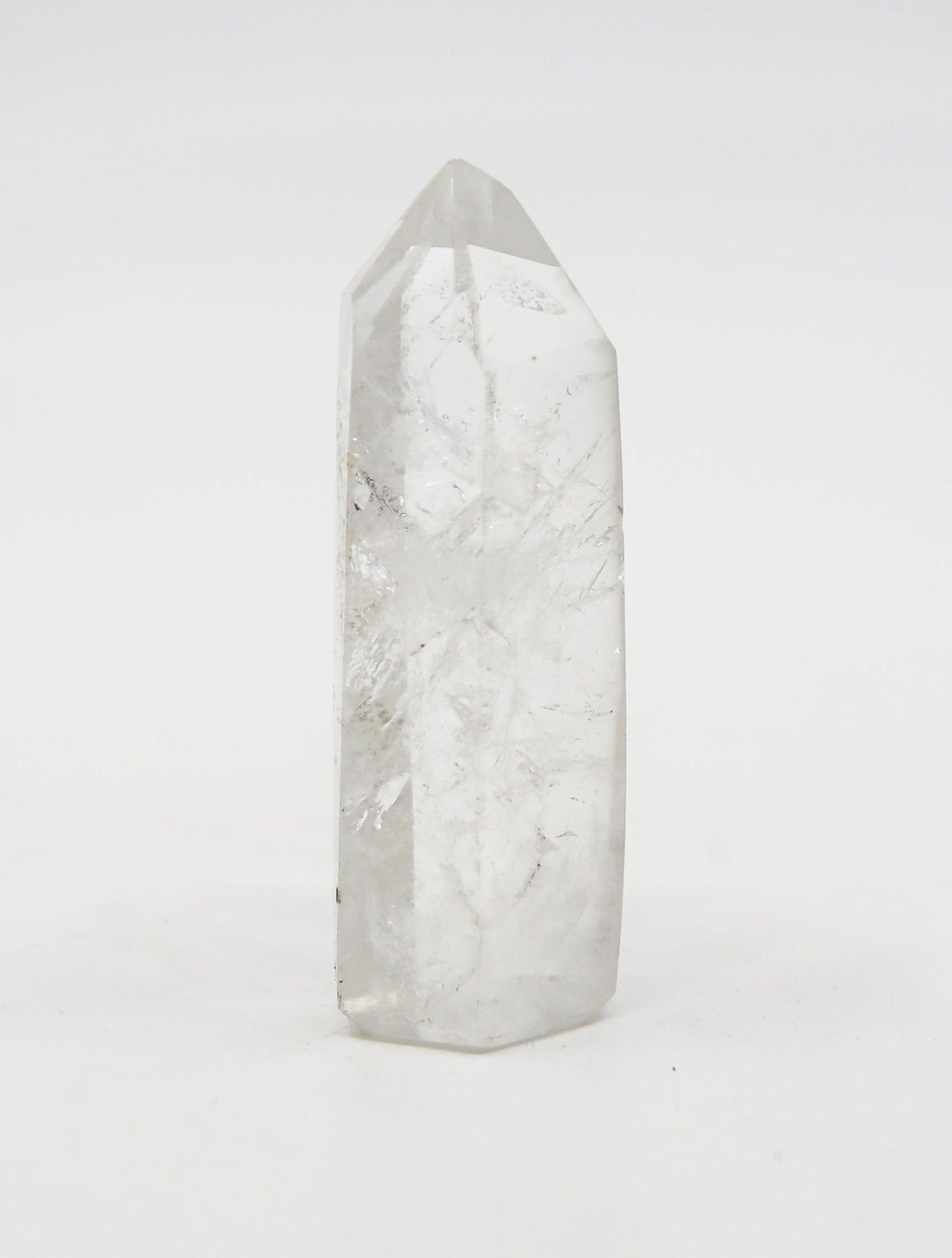 Mini Clear Quartz Tower with Rainbow Prisms