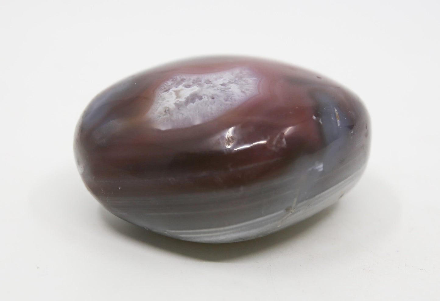 Druzy River Agate Palm Stone