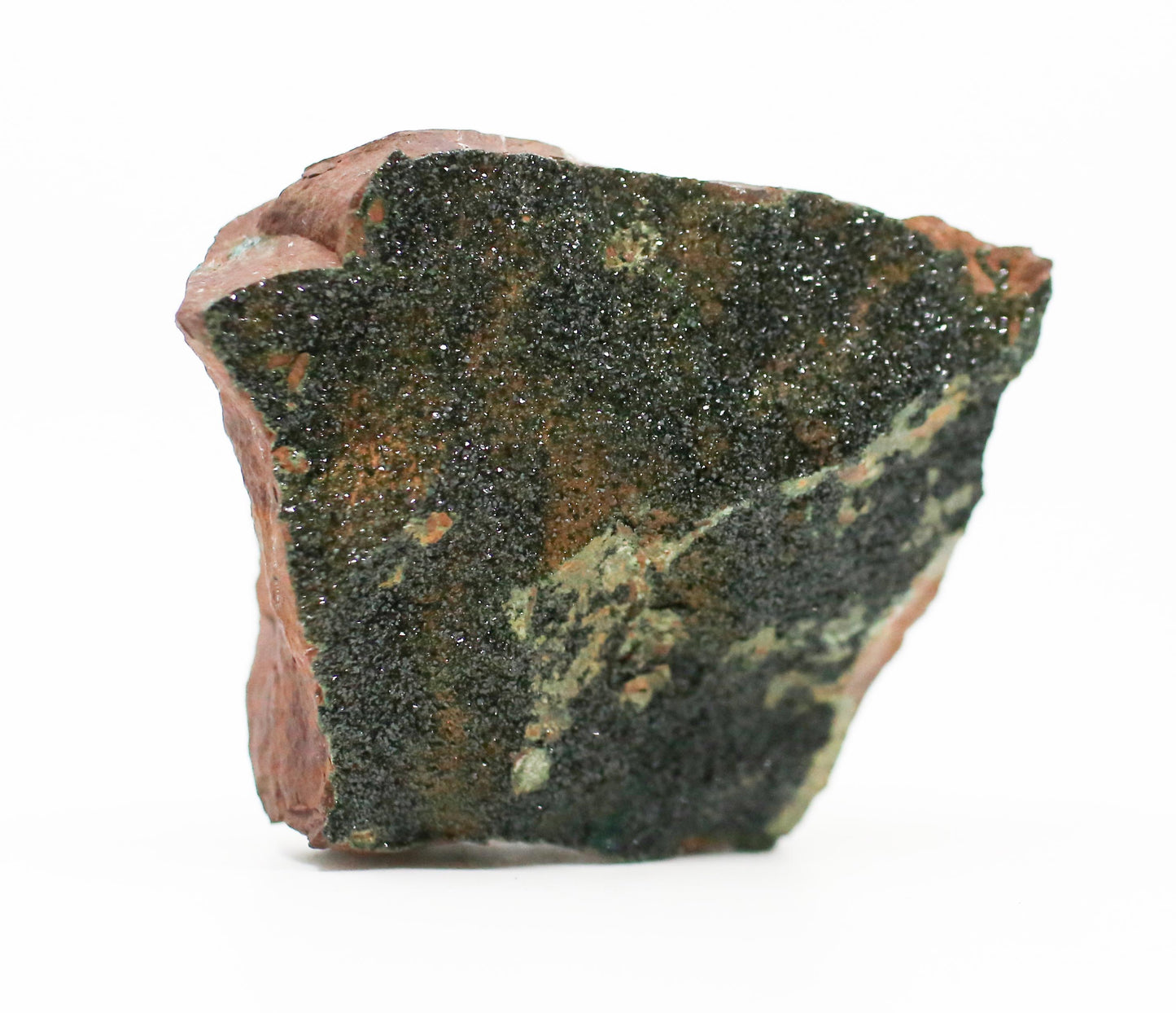 Druzy Malachite and Dolomite with Hematite Specimen