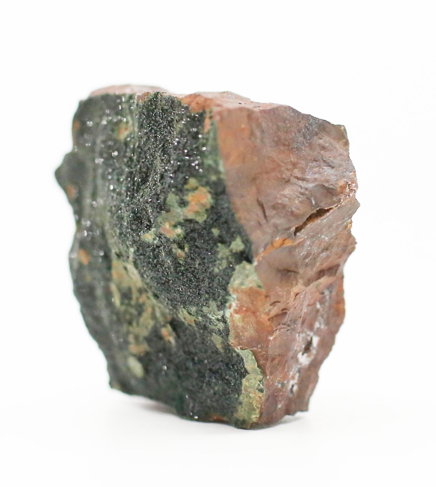 Druzy Malachite and Dolomite with Hematite Specimen