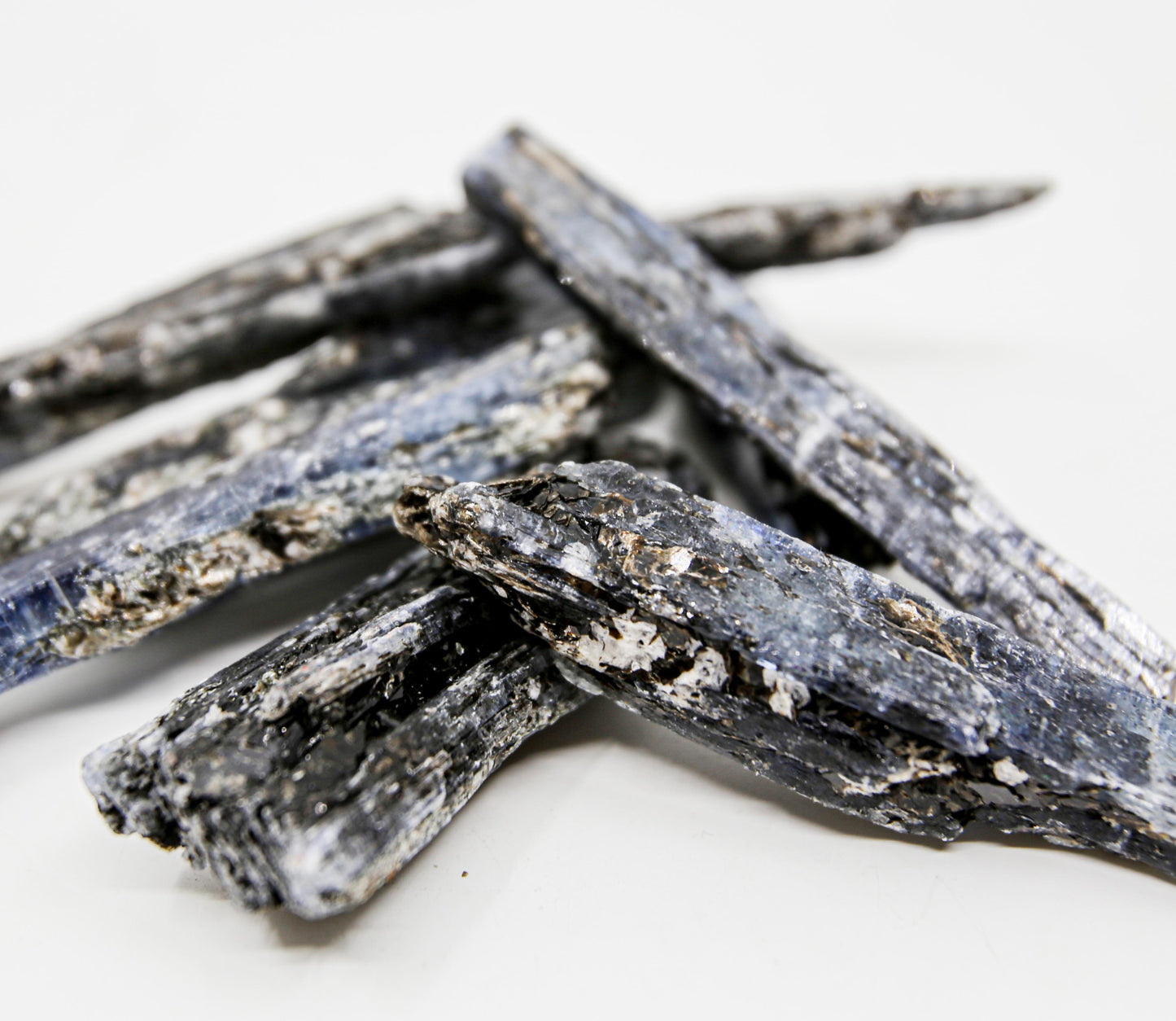 Natural Smoky Blue and Black Kyanite