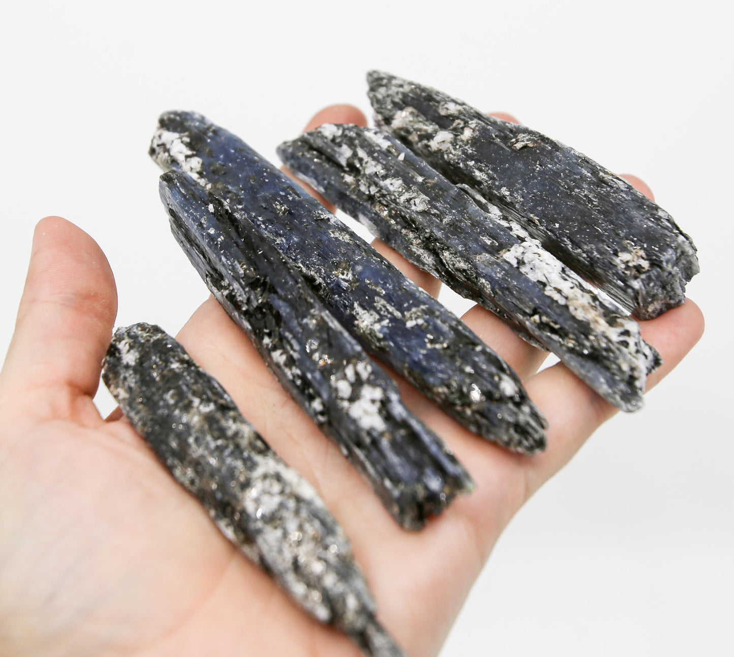 Natural Smoky Blue and Black Kyanite