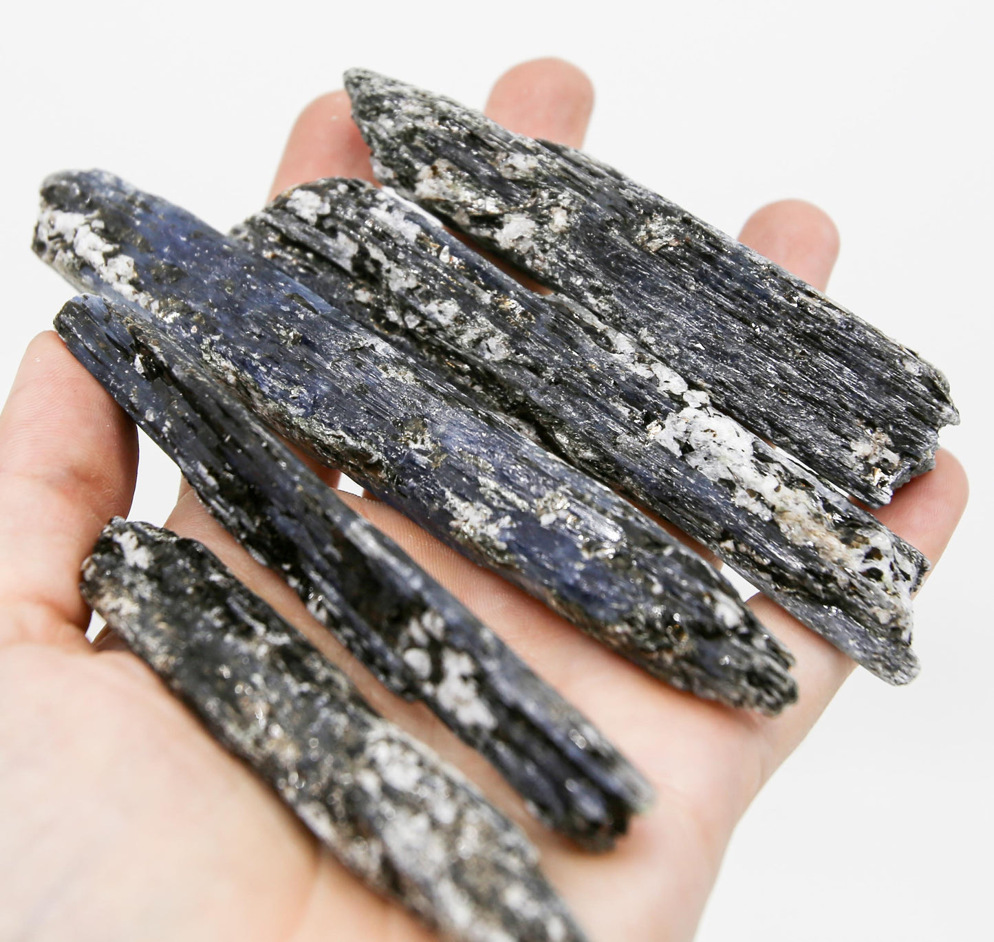 Natural Smoky Blue and Black Kyanite