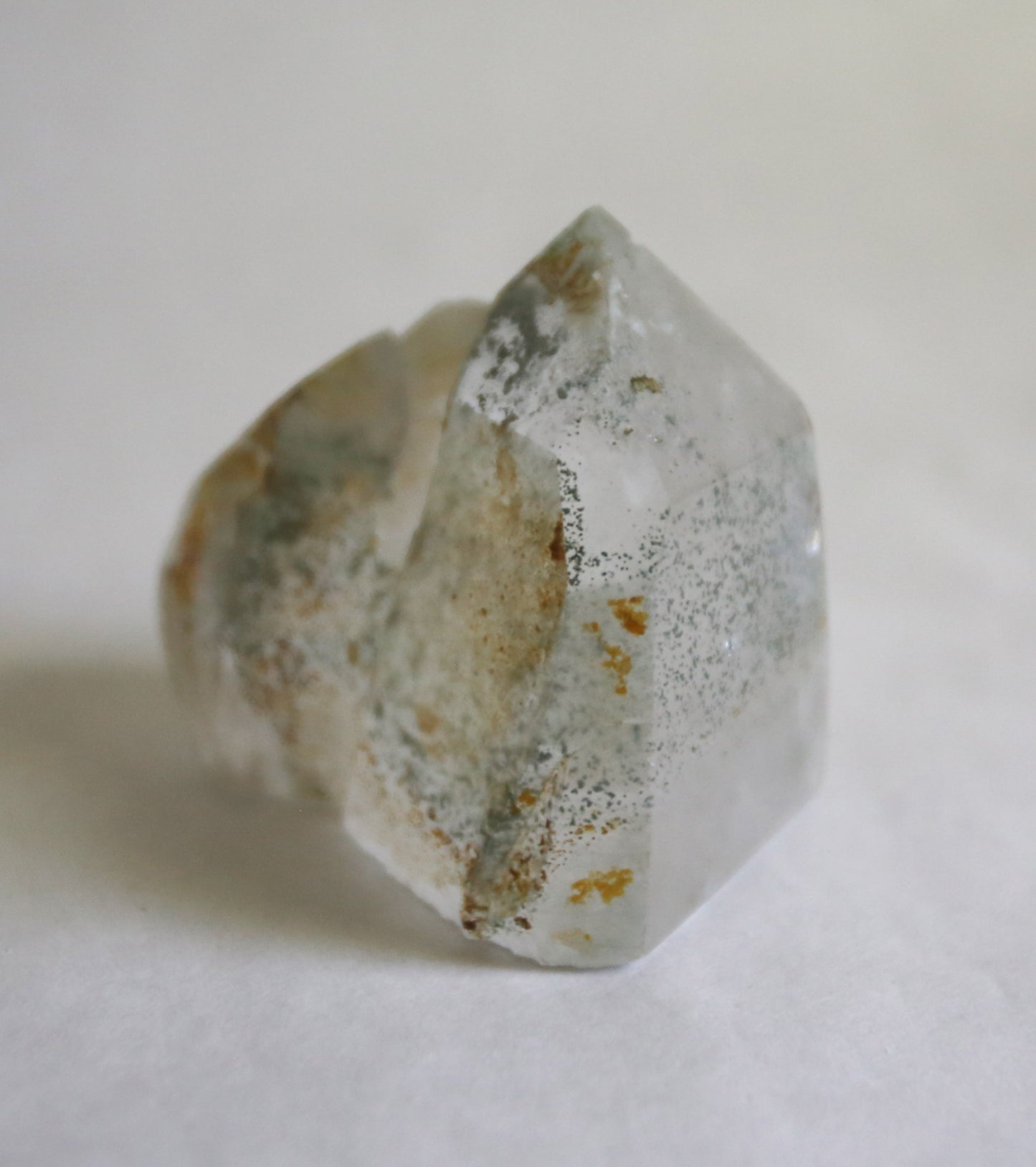 Chlorite Quartz Tower with Four Facets