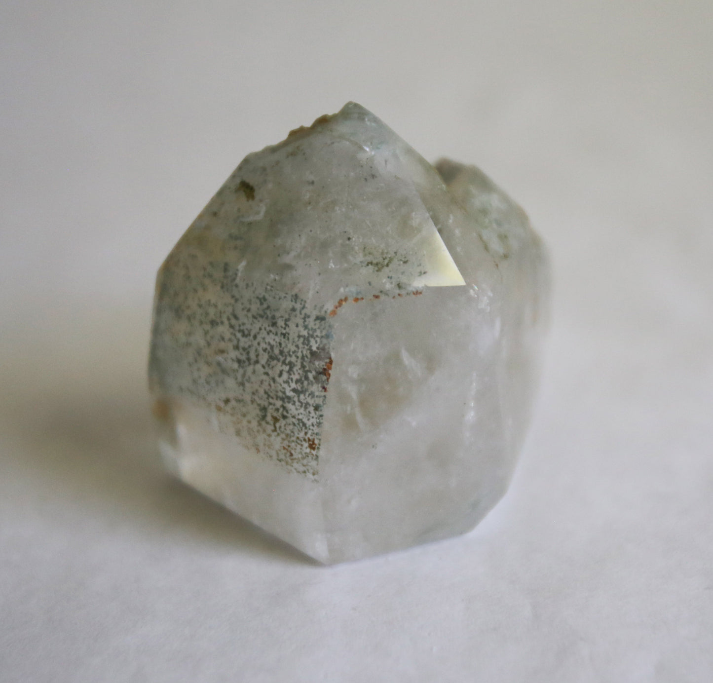 Chlorite Quartz Tower with Four Facets