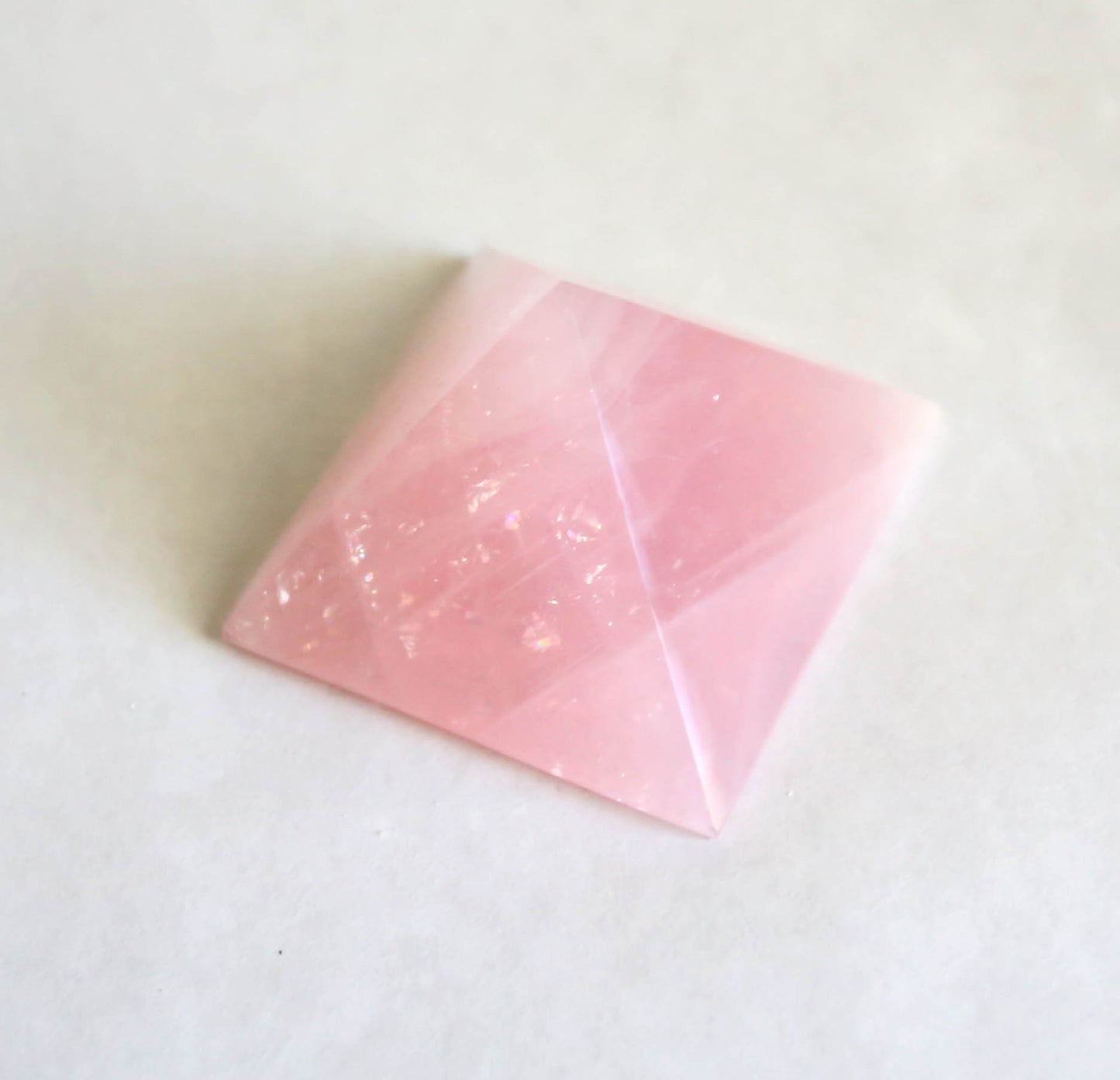 Large Rose Quartz Pyramid