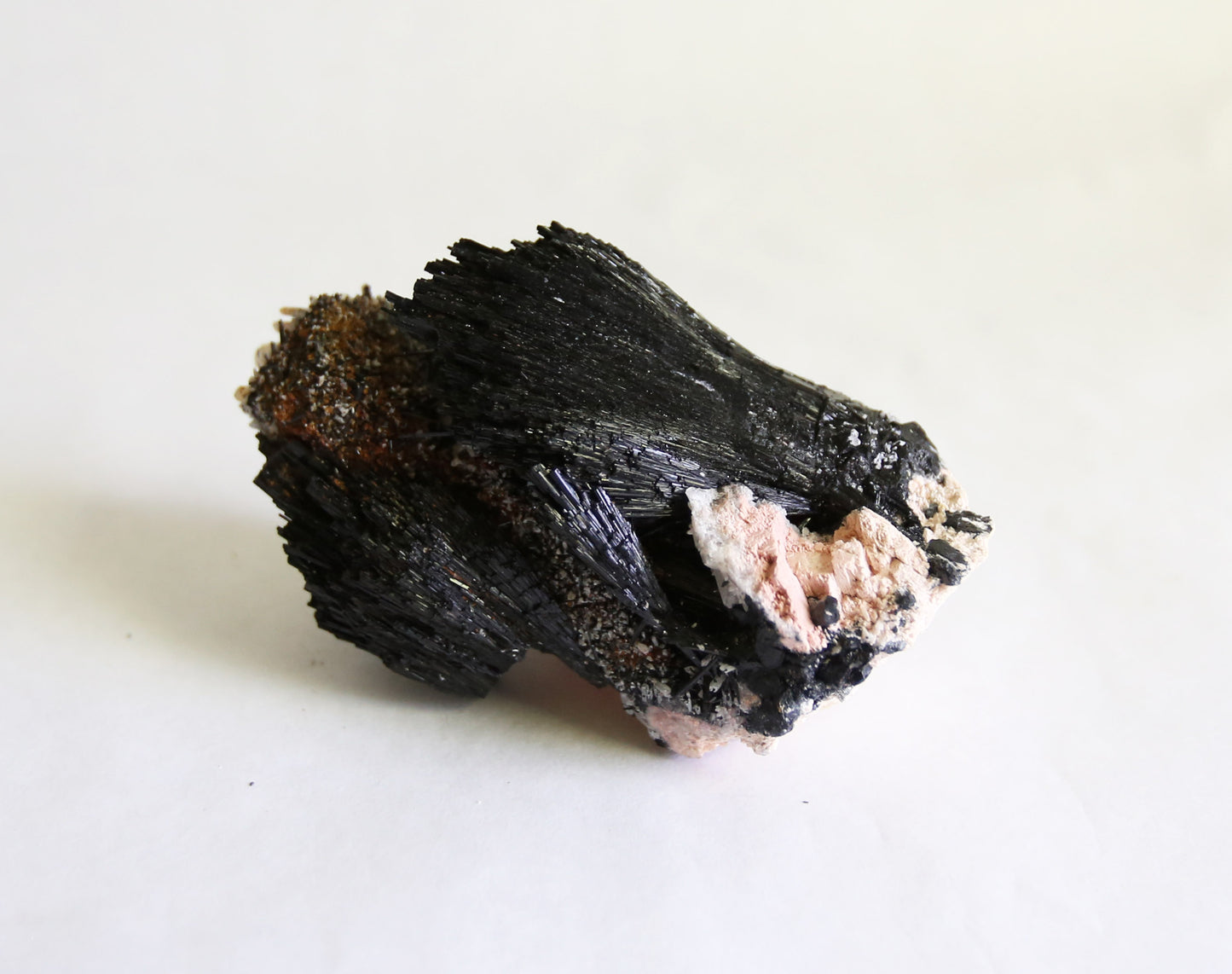 Black Tourmaline, Quartz and Feldspar Specimen