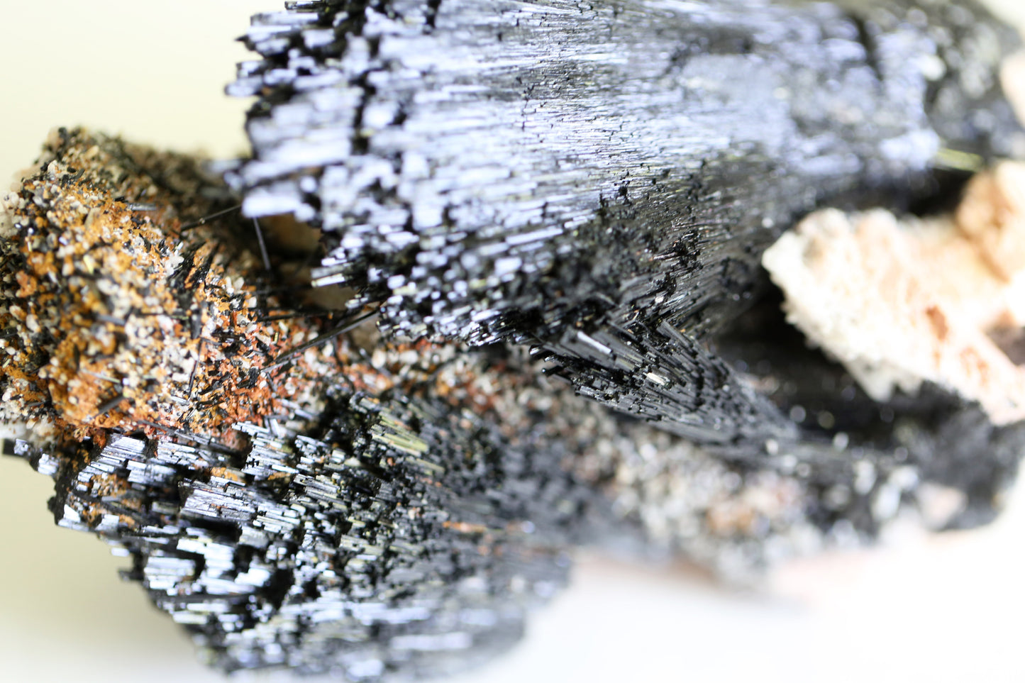 Black Tourmaline, Quartz and Feldspar Specimen