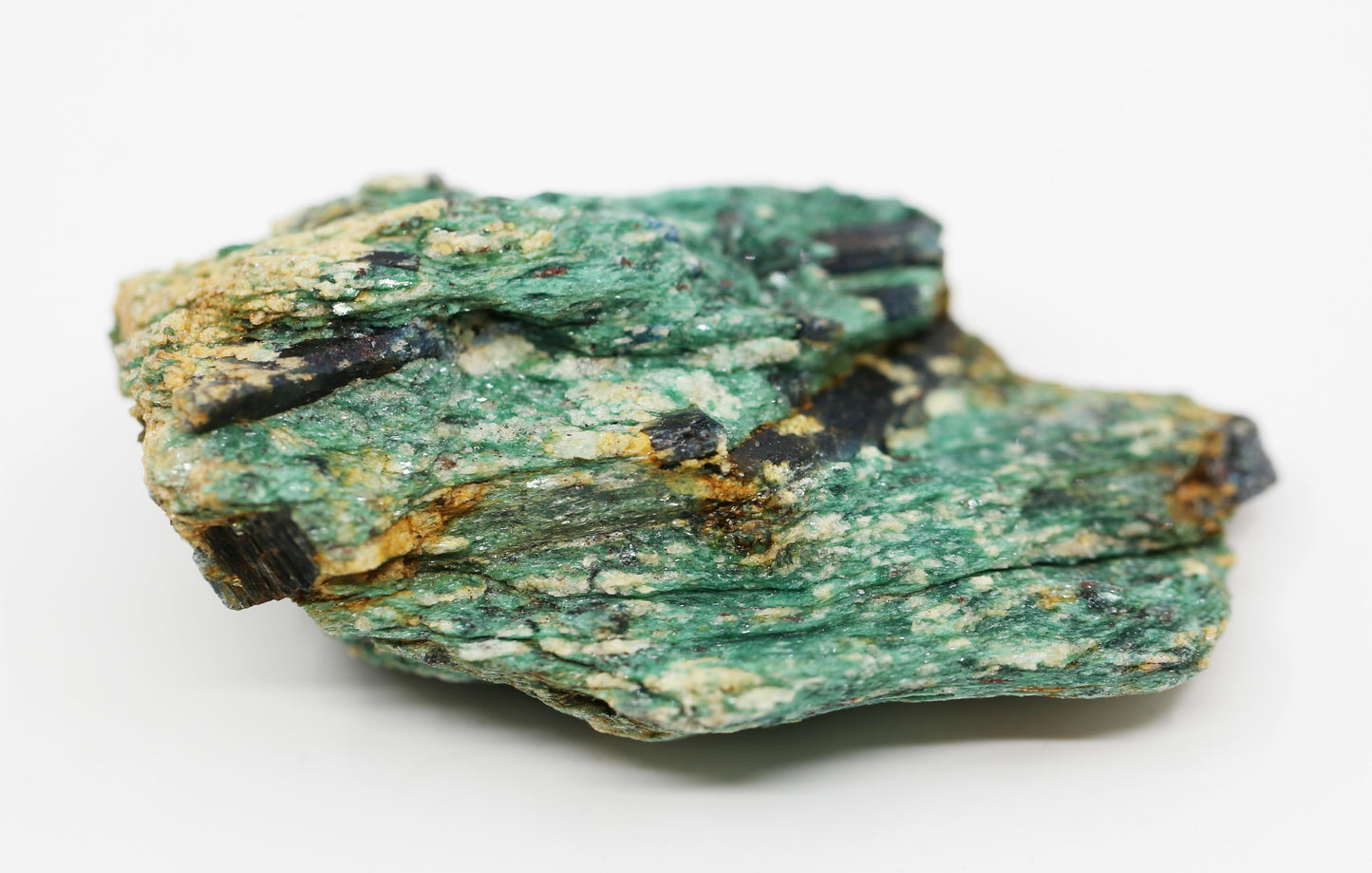 Natural Green Kyanite in Fuchsite Matrix