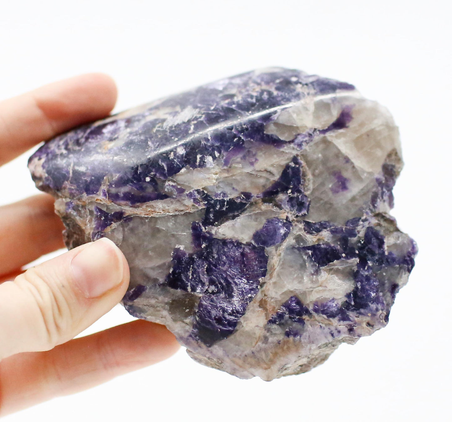 Silver Leaf Lepidolite Specimen
