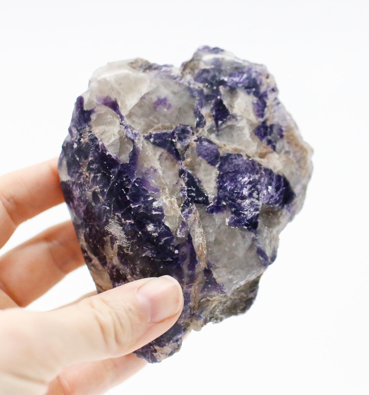 Silver Leaf Lepidolite Specimen