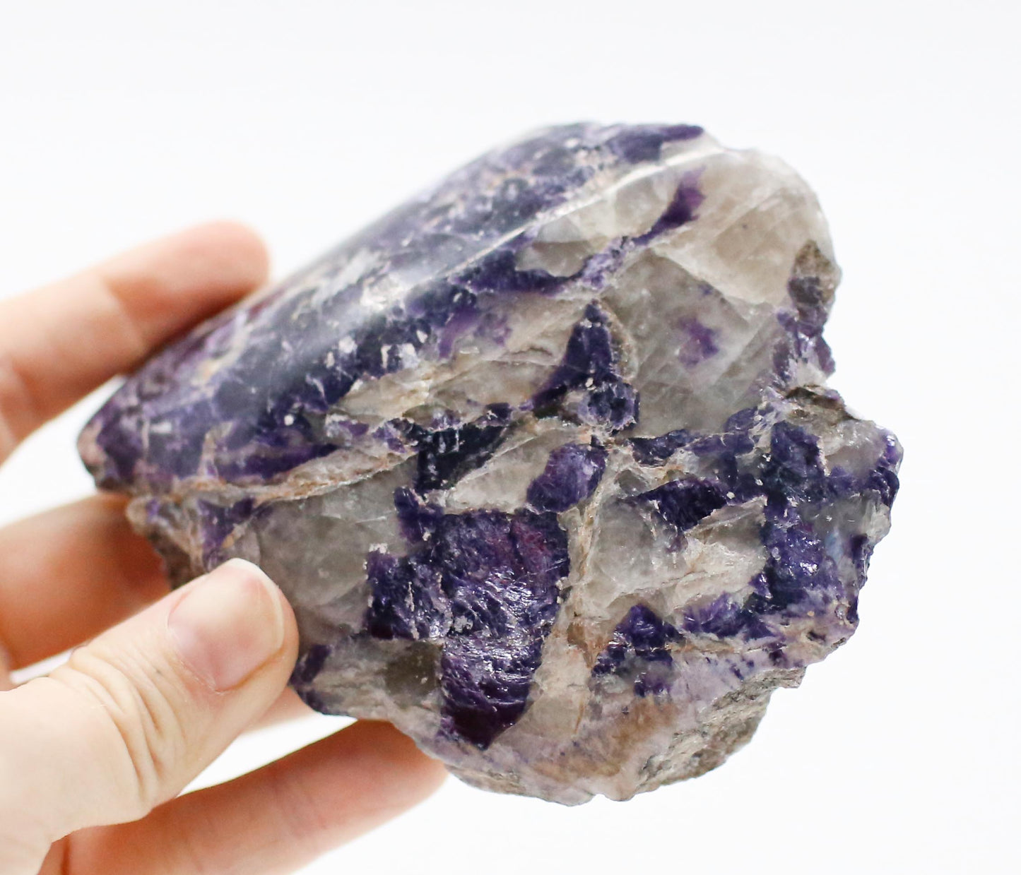 Silver Leaf Lepidolite Specimen