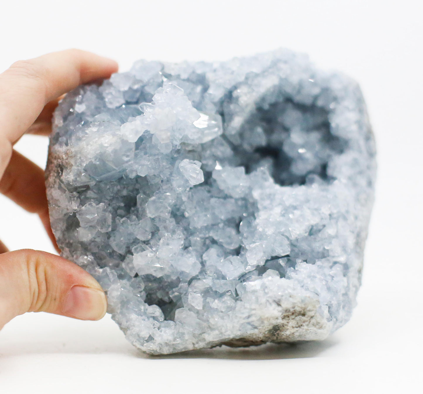 Large Druzy Celestite Cluster