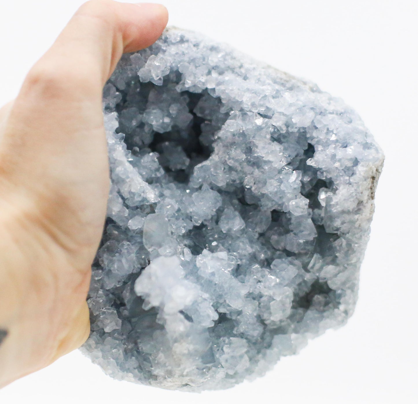 Large Druzy Celestite Cluster